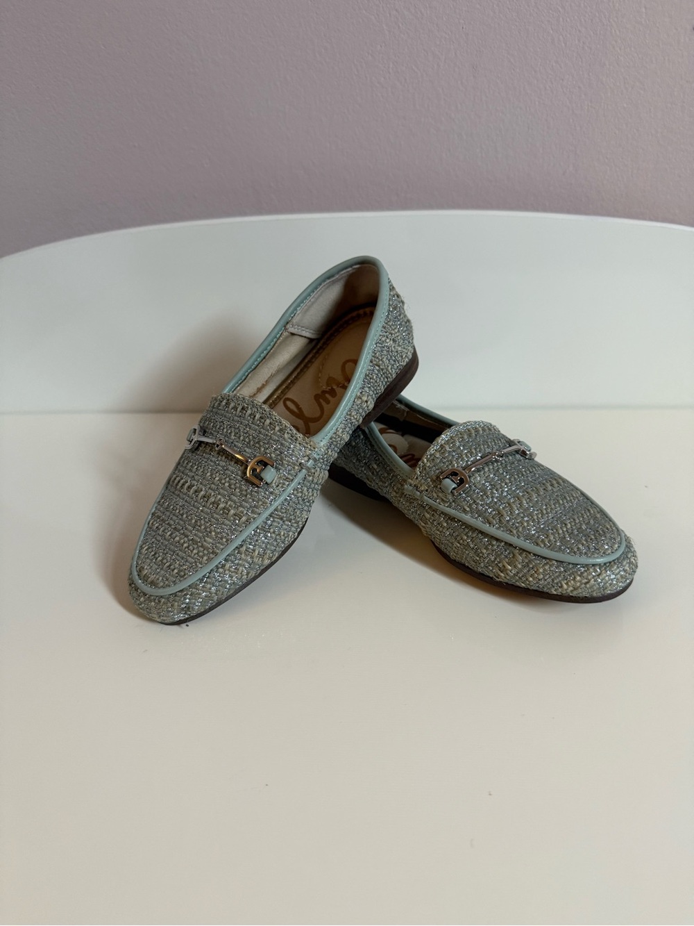 Sam Edelman Loraine Mini Girls 11 Woven Loafers